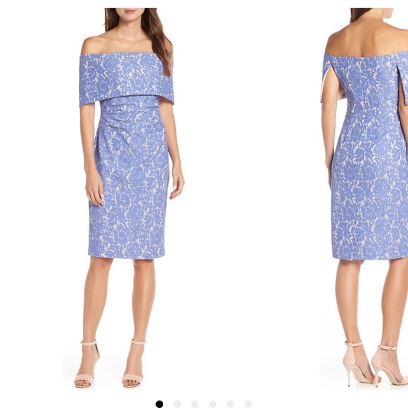 Robe Vince Camuto Manches Longues - Taille 2, Noir/Argent, Neuf Avec étiquettes